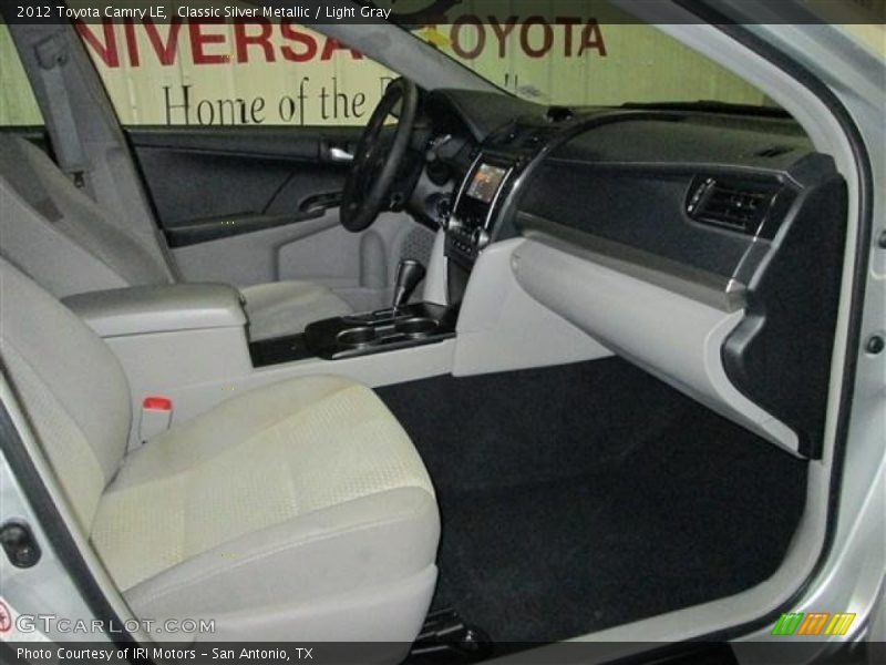 Classic Silver Metallic / Light Gray 2012 Toyota Camry LE