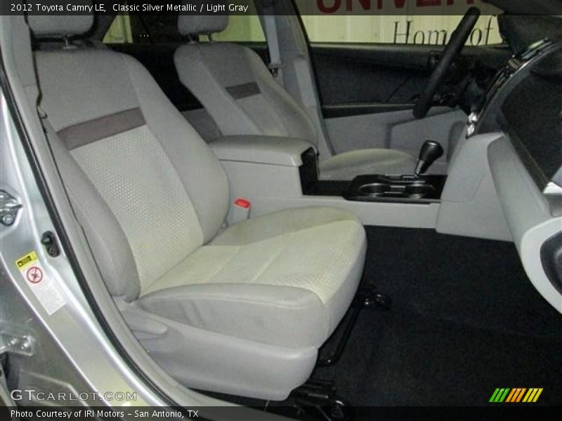 Classic Silver Metallic / Light Gray 2012 Toyota Camry LE