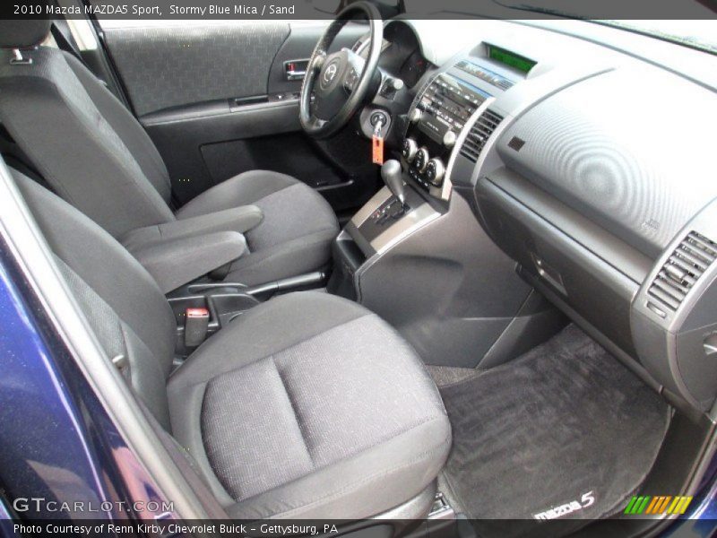 Stormy Blue Mica / Sand 2010 Mazda MAZDA5 Sport