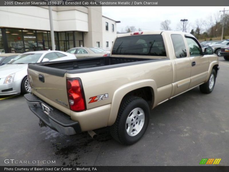 Sandstone Metallic / Dark Charcoal 2005 Chevrolet Silverado 1500 Z71 Extended Cab 4x4