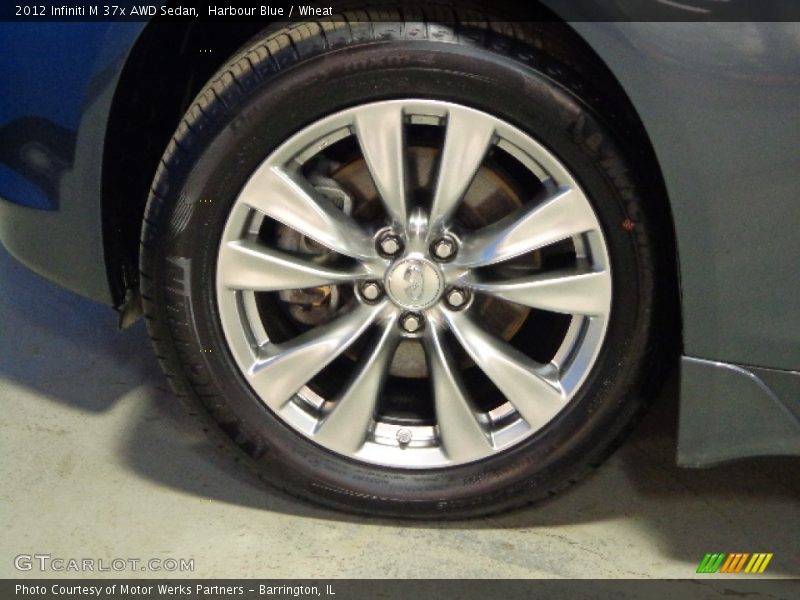Harbour Blue / Wheat 2012 Infiniti M 37x AWD Sedan