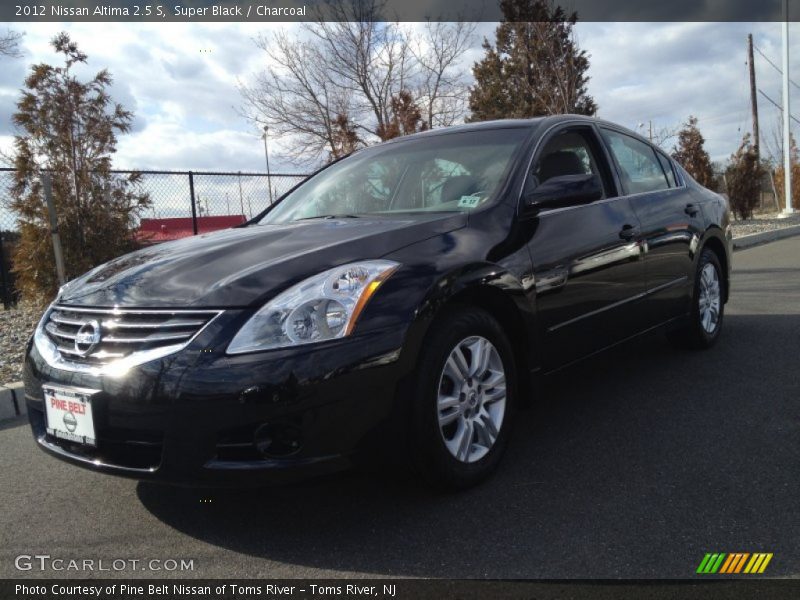 Super Black / Charcoal 2012 Nissan Altima 2.5 S