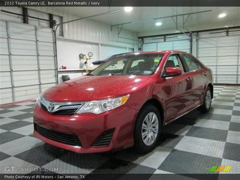 Barcelona Red Metallic / Ivory 2012 Toyota Camry LE