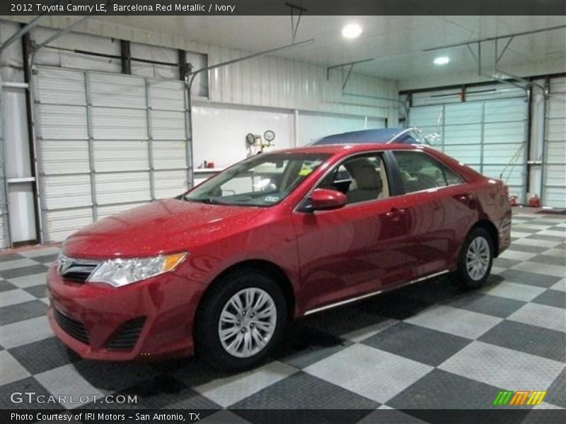Barcelona Red Metallic / Ivory 2012 Toyota Camry LE