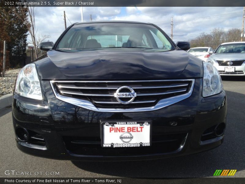 Super Black / Charcoal 2012 Nissan Altima 2.5 S