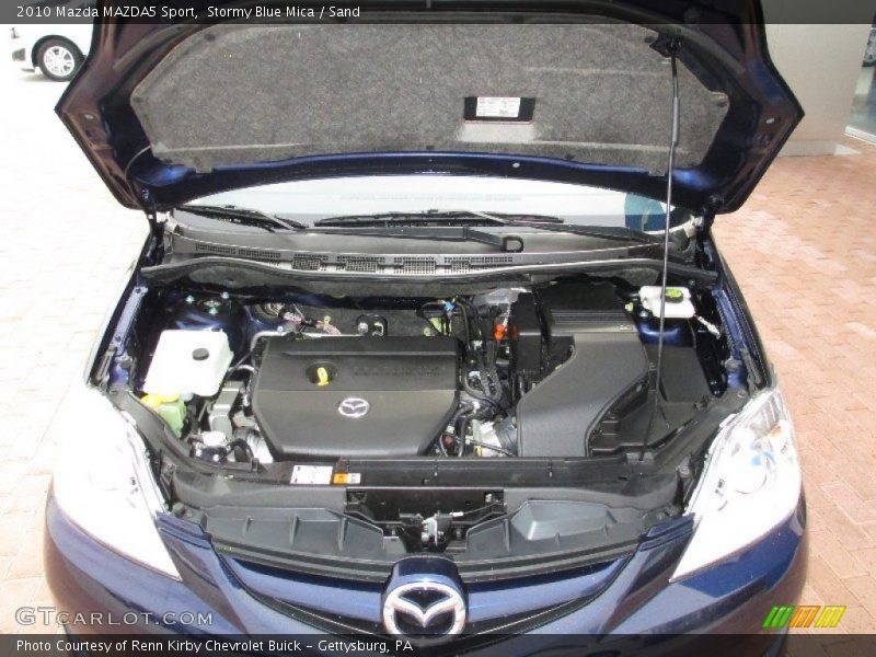 Stormy Blue Mica / Sand 2010 Mazda MAZDA5 Sport