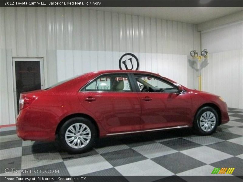 Barcelona Red Metallic / Ivory 2012 Toyota Camry LE