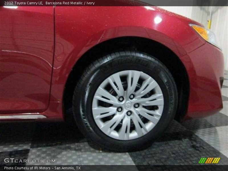 Barcelona Red Metallic / Ivory 2012 Toyota Camry LE