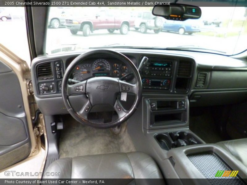 Sandstone Metallic / Dark Charcoal 2005 Chevrolet Silverado 1500 Z71 Extended Cab 4x4