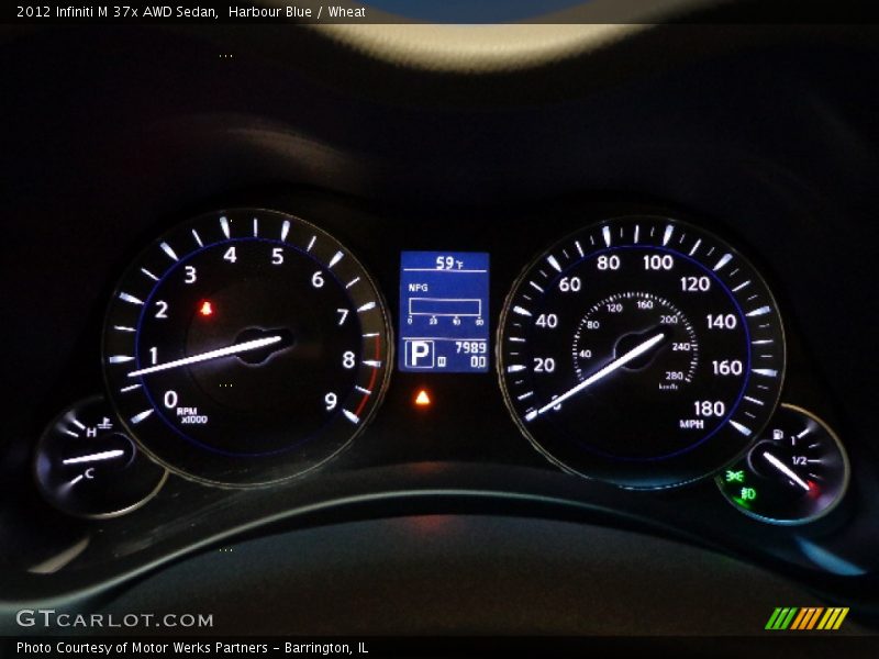 Harbour Blue / Wheat 2012 Infiniti M 37x AWD Sedan