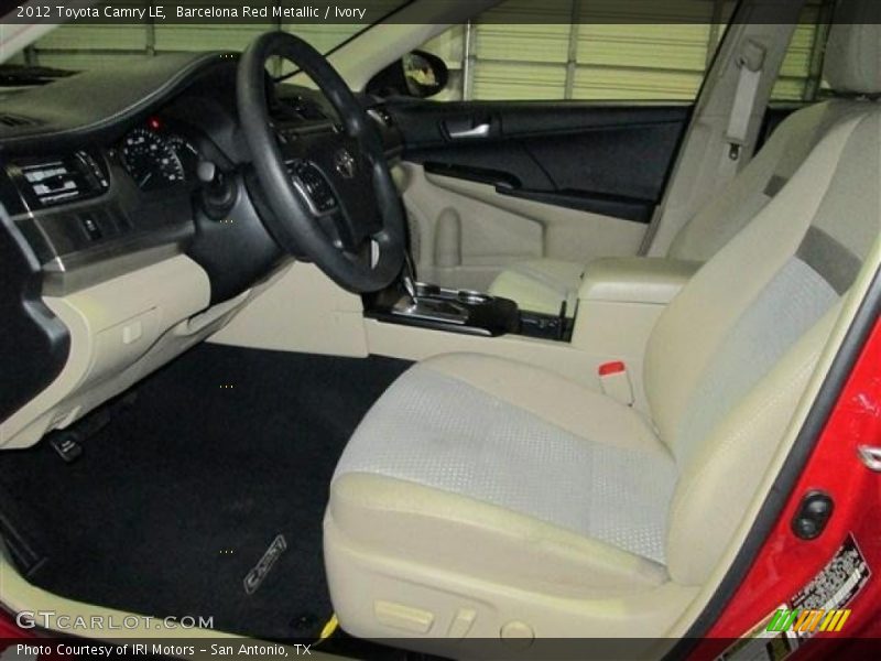Barcelona Red Metallic / Ivory 2012 Toyota Camry LE