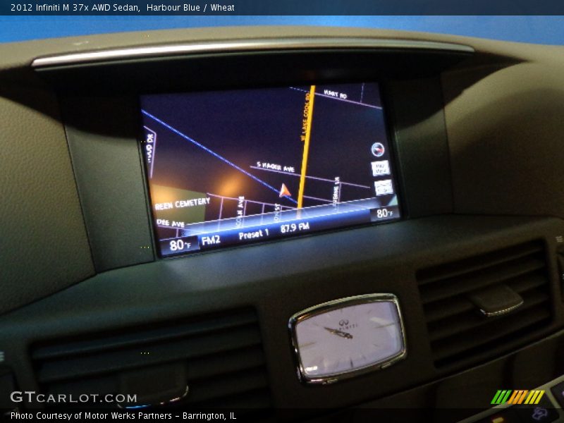 Harbour Blue / Wheat 2012 Infiniti M 37x AWD Sedan