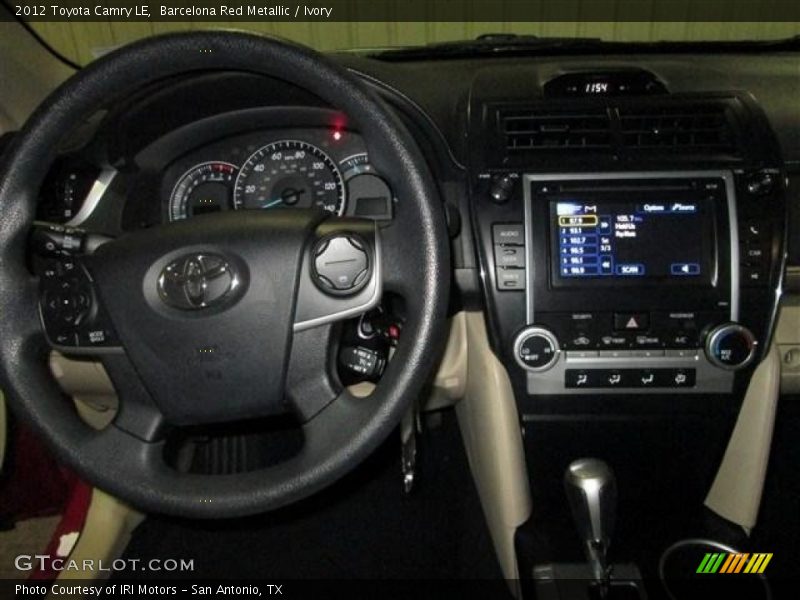 Barcelona Red Metallic / Ivory 2012 Toyota Camry LE