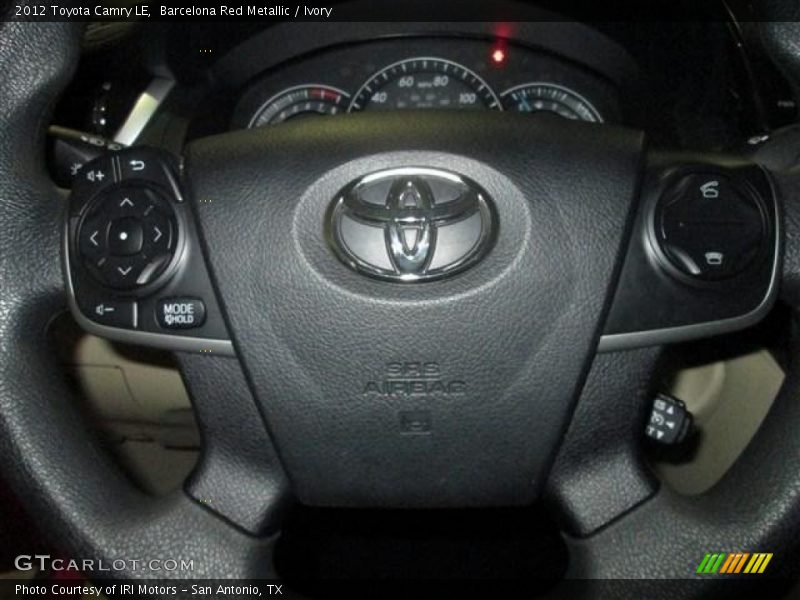 Barcelona Red Metallic / Ivory 2012 Toyota Camry LE