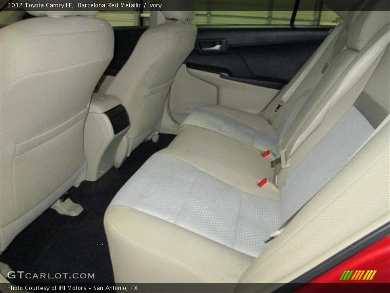 Barcelona Red Metallic / Ivory 2012 Toyota Camry LE