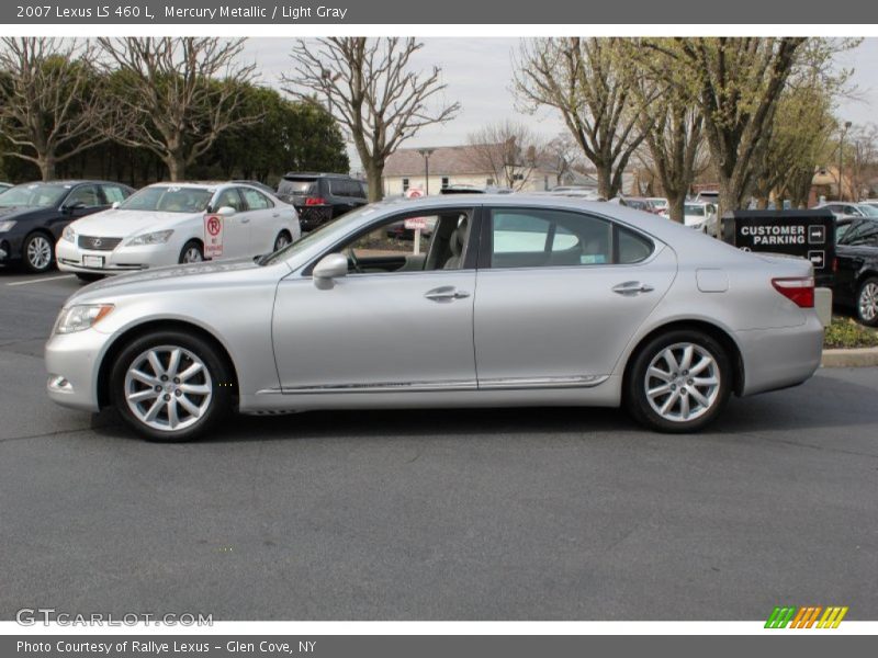 Mercury Metallic / Light Gray 2007 Lexus LS 460 L