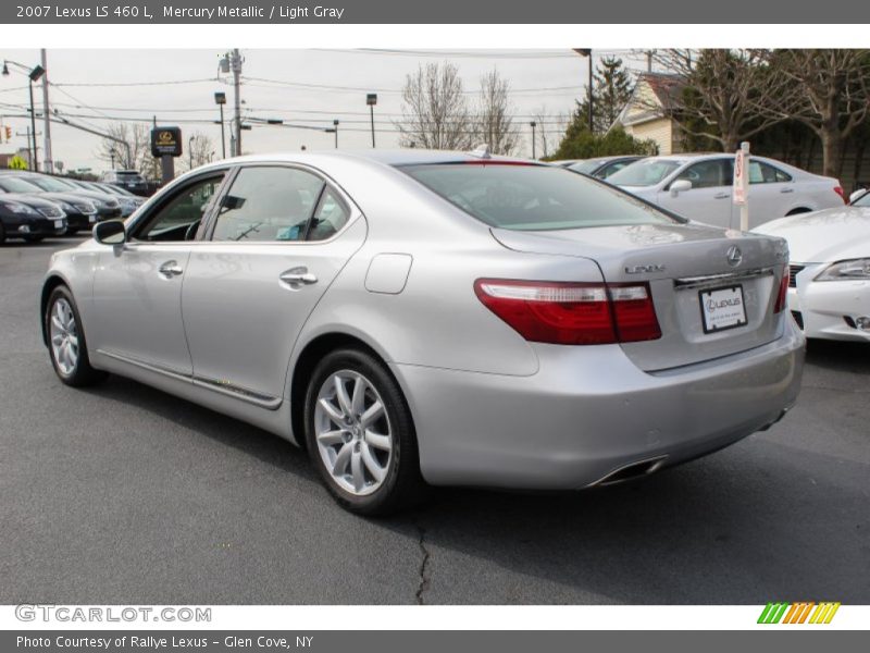 Mercury Metallic / Light Gray 2007 Lexus LS 460 L