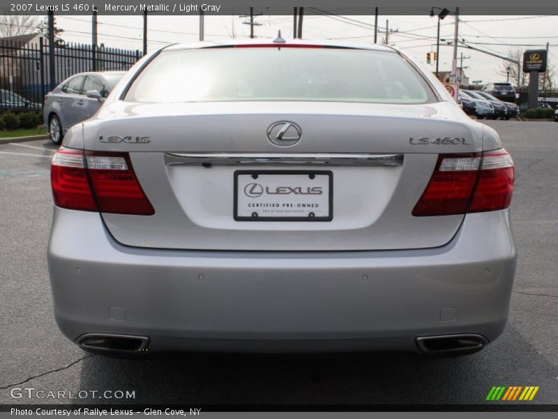 Mercury Metallic / Light Gray 2007 Lexus LS 460 L