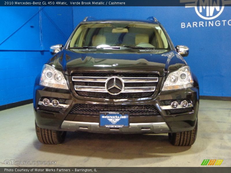 Verde Brook Metallic / Cashmere 2010 Mercedes-Benz GL 450 4Matic