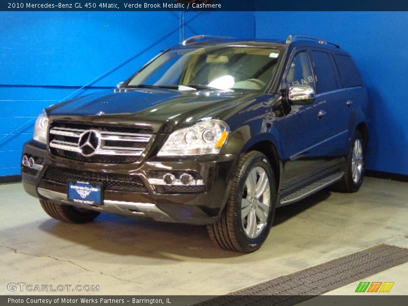 Verde Brook Metallic / Cashmere 2010 Mercedes-Benz GL 450 4Matic