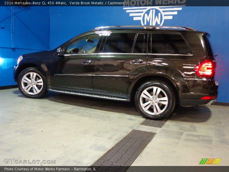 Verde Brook Metallic / Cashmere 2010 Mercedes-Benz GL 450 4Matic