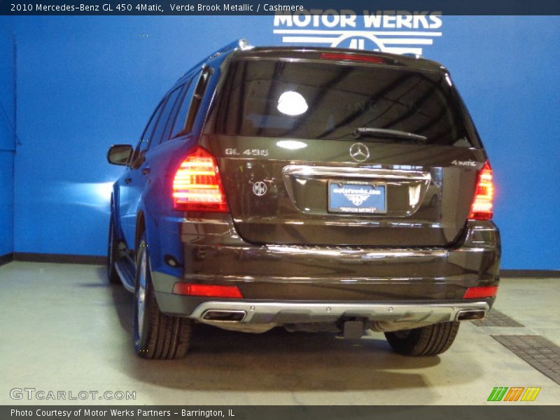 Verde Brook Metallic / Cashmere 2010 Mercedes-Benz GL 450 4Matic