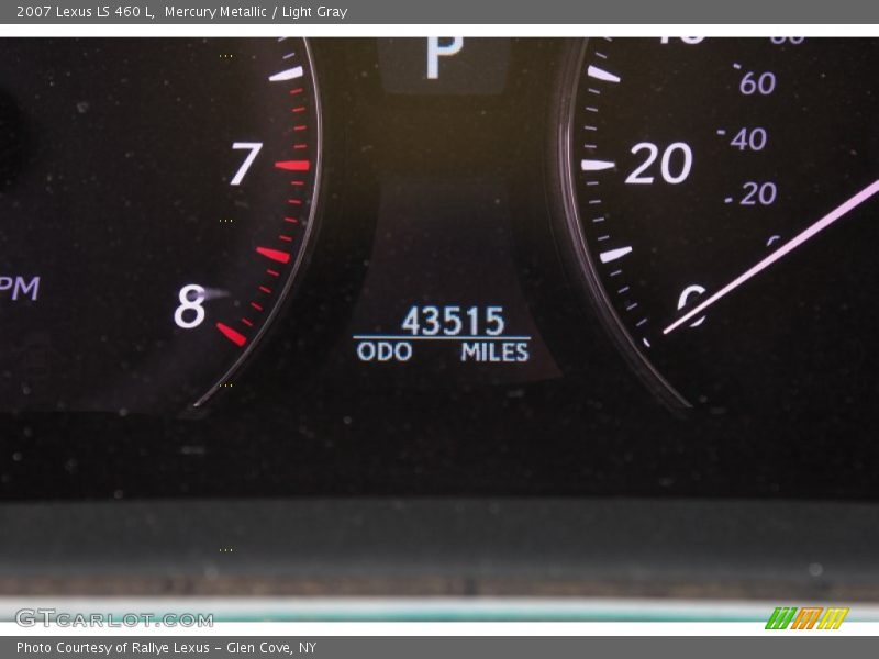 Mercury Metallic / Light Gray 2007 Lexus LS 460 L