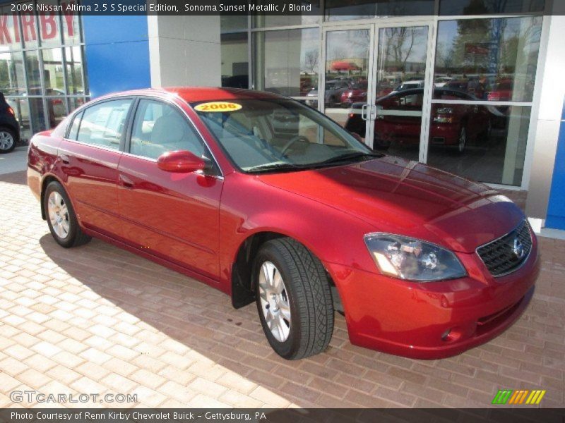 Sonoma Sunset Metallic / Blond 2006 Nissan Altima 2.5 S Special Edition