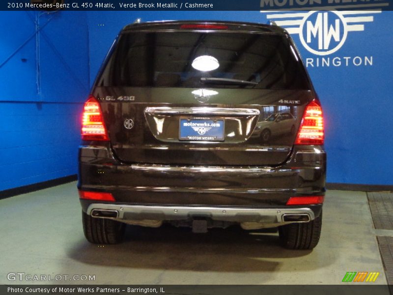 Verde Brook Metallic / Cashmere 2010 Mercedes-Benz GL 450 4Matic