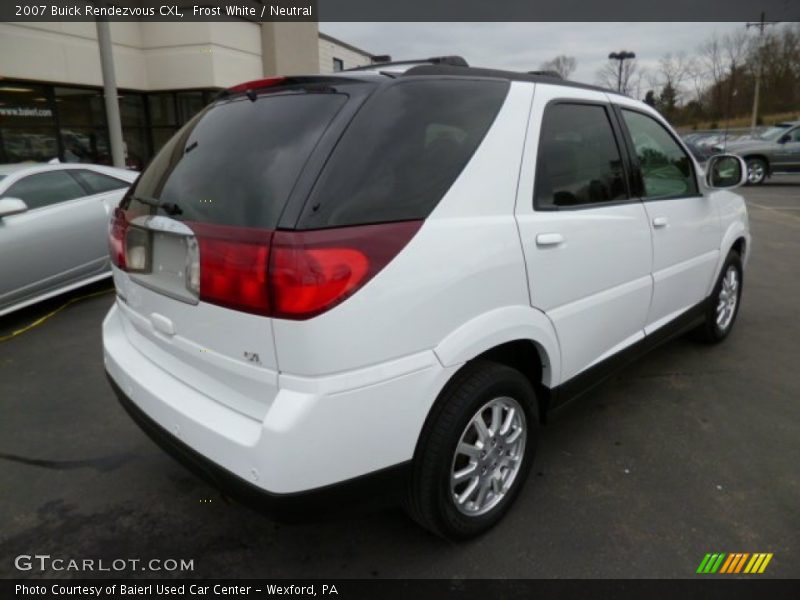 Frost White / Neutral 2007 Buick Rendezvous CXL