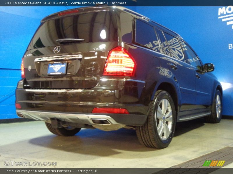 Verde Brook Metallic / Cashmere 2010 Mercedes-Benz GL 450 4Matic