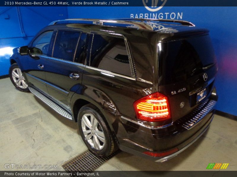 Verde Brook Metallic / Cashmere 2010 Mercedes-Benz GL 450 4Matic