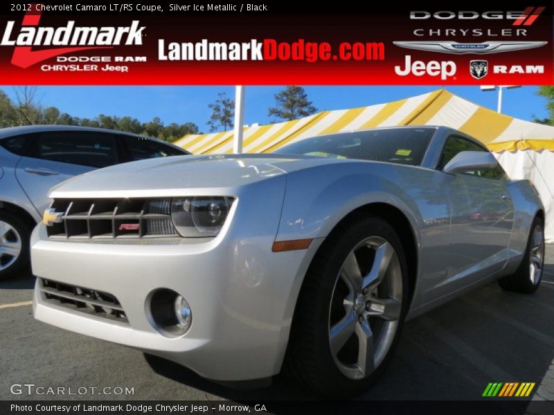 Silver Ice Metallic / Black 2012 Chevrolet Camaro LT/RS Coupe