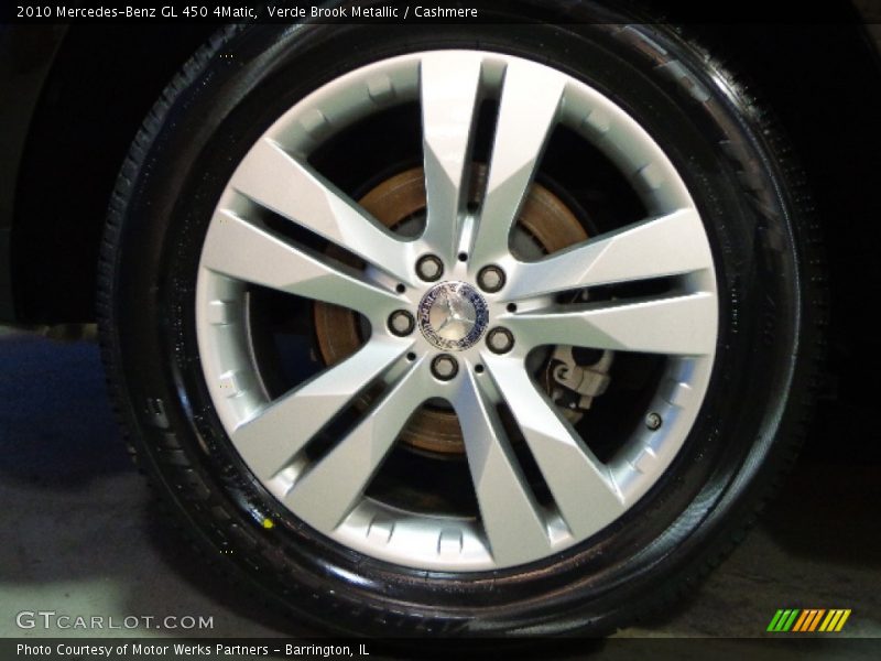 Verde Brook Metallic / Cashmere 2010 Mercedes-Benz GL 450 4Matic