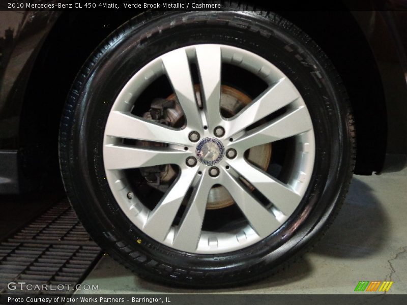 Verde Brook Metallic / Cashmere 2010 Mercedes-Benz GL 450 4Matic