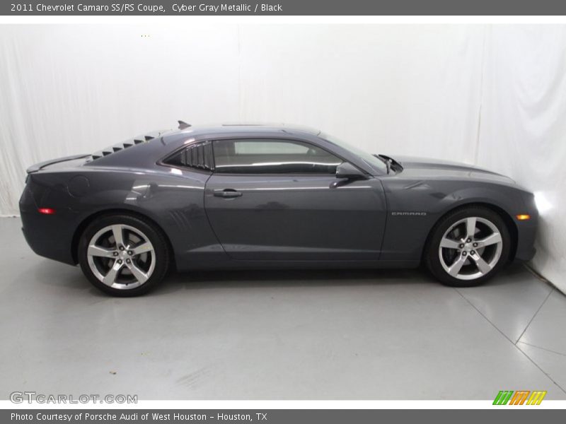 Cyber Gray Metallic / Black 2011 Chevrolet Camaro SS/RS Coupe