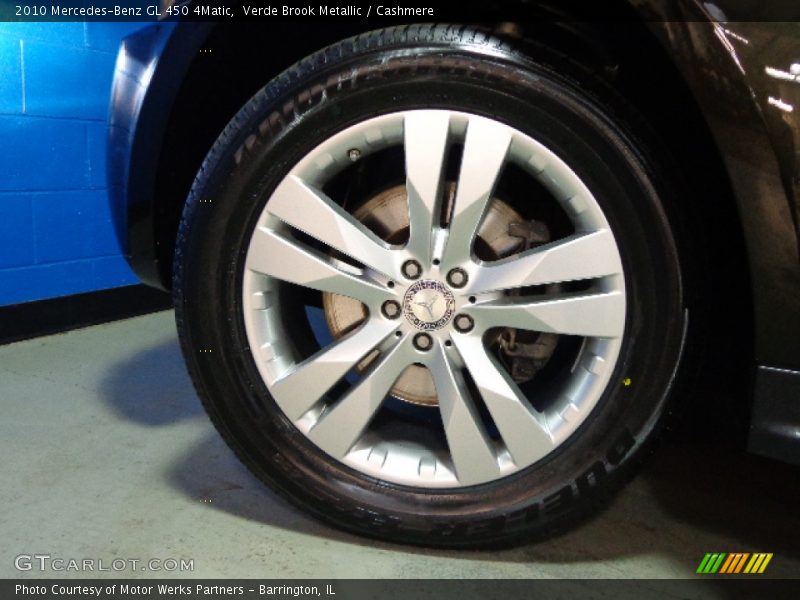 Verde Brook Metallic / Cashmere 2010 Mercedes-Benz GL 450 4Matic