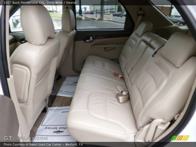 Rear Seat of 2007 Rendezvous CXL