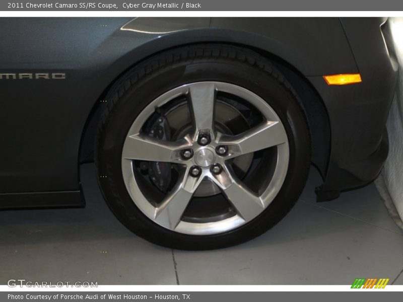 Cyber Gray Metallic / Black 2011 Chevrolet Camaro SS/RS Coupe