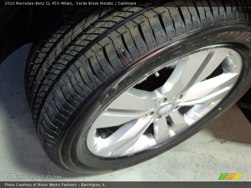 Verde Brook Metallic / Cashmere 2010 Mercedes-Benz GL 450 4Matic