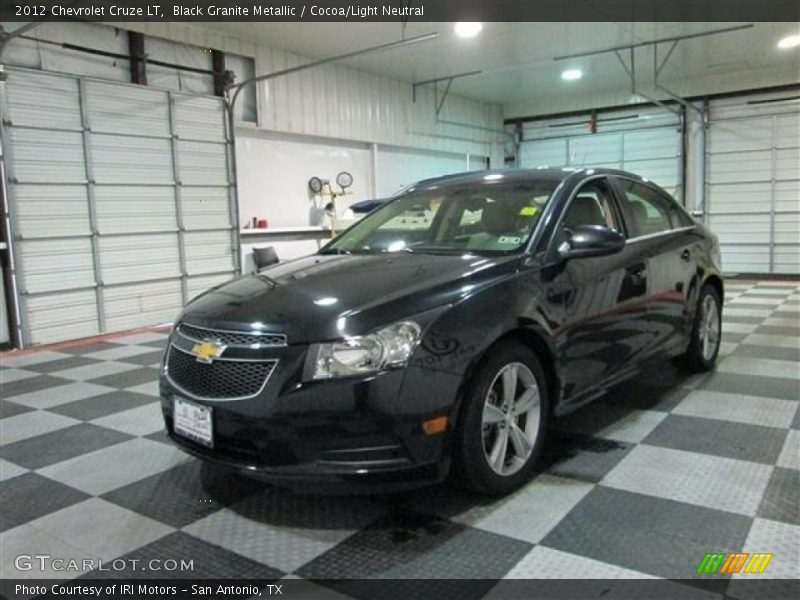 Black Granite Metallic / Cocoa/Light Neutral 2012 Chevrolet Cruze LT