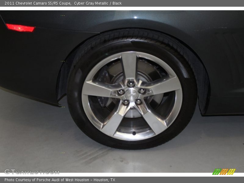 Cyber Gray Metallic / Black 2011 Chevrolet Camaro SS/RS Coupe