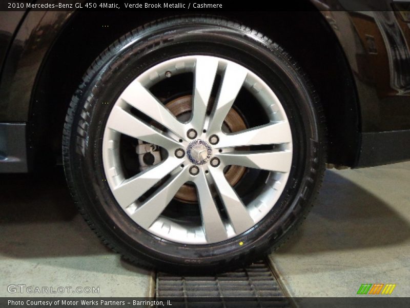 Verde Brook Metallic / Cashmere 2010 Mercedes-Benz GL 450 4Matic