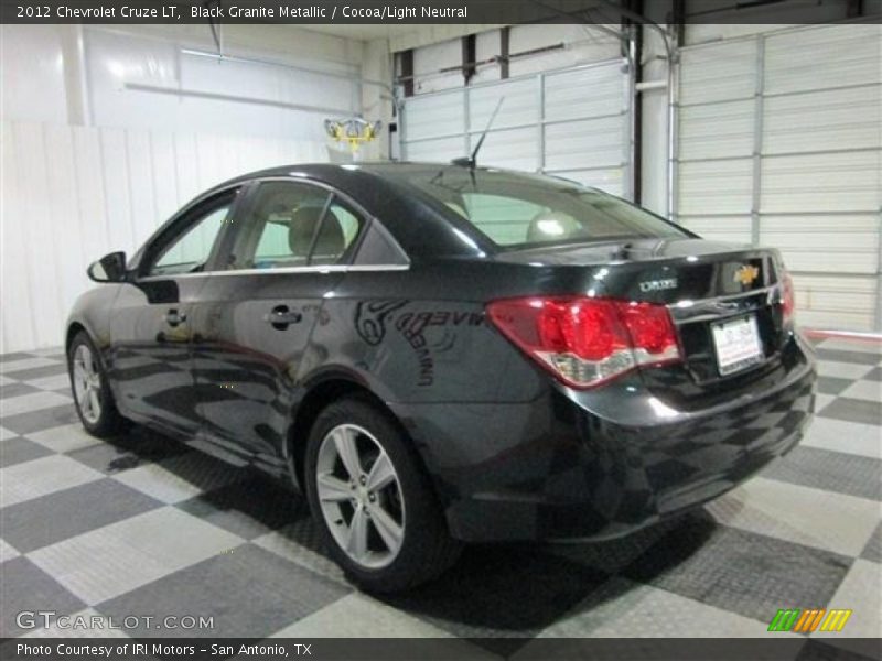 Black Granite Metallic / Cocoa/Light Neutral 2012 Chevrolet Cruze LT