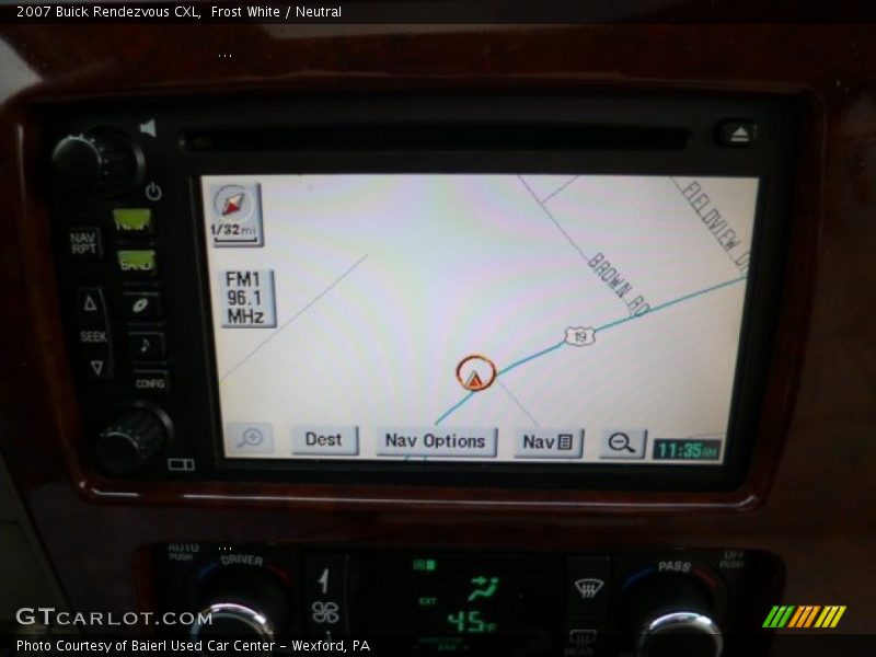 Navigation of 2007 Rendezvous CXL