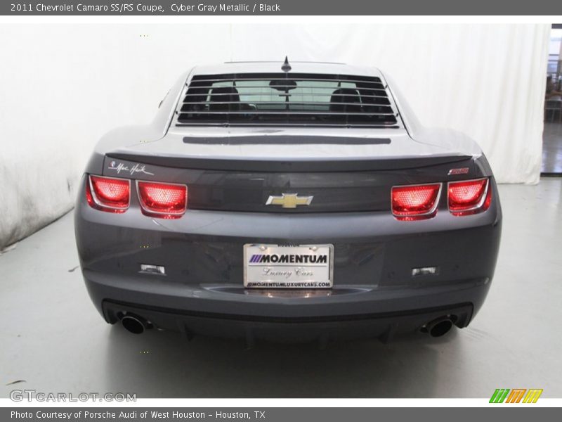 Cyber Gray Metallic / Black 2011 Chevrolet Camaro SS/RS Coupe