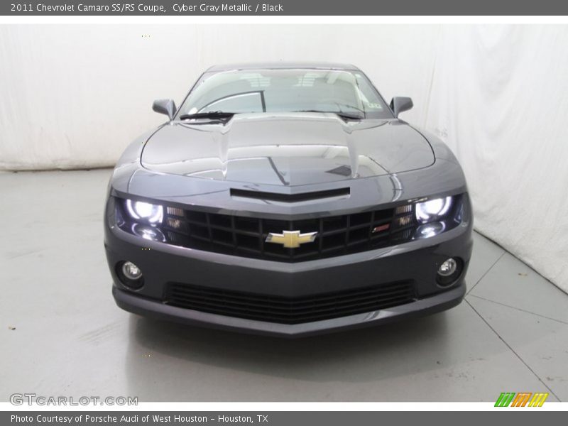 Cyber Gray Metallic / Black 2011 Chevrolet Camaro SS/RS Coupe
