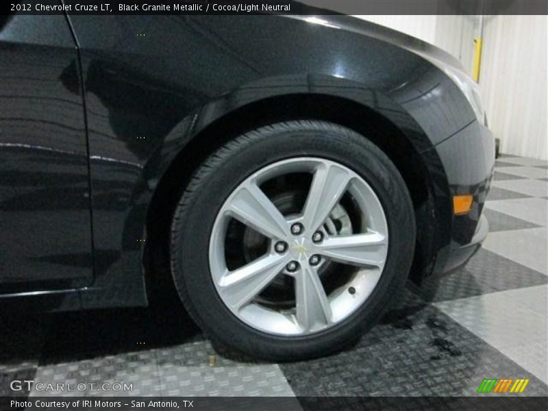 Black Granite Metallic / Cocoa/Light Neutral 2012 Chevrolet Cruze LT