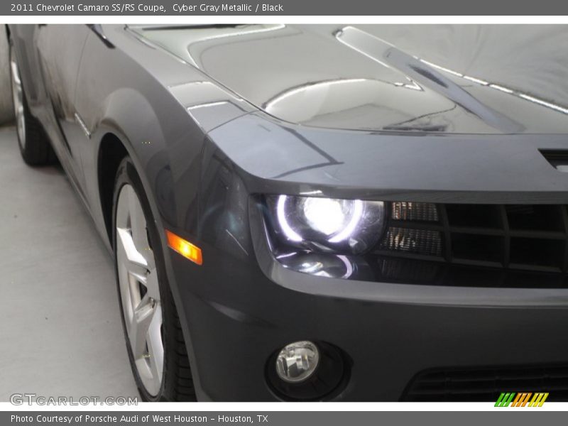 Cyber Gray Metallic / Black 2011 Chevrolet Camaro SS/RS Coupe