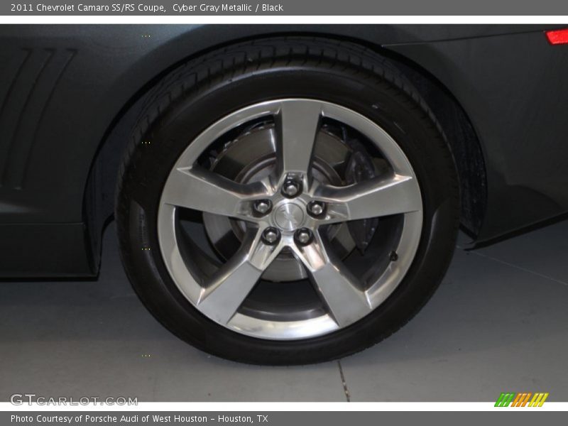 Cyber Gray Metallic / Black 2011 Chevrolet Camaro SS/RS Coupe